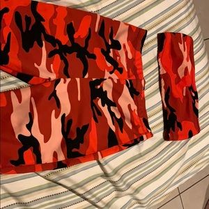 Camo Fashion nova set